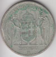 1930. 5P Ag "Horthy-jobbra" T:3
Adamo P8