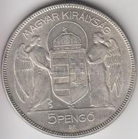 1930. 5P Ag "Horthy-jobbra" T:3
Adamo P8