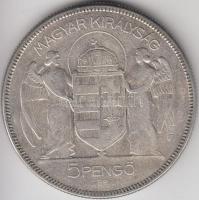 1930. 5P Ag "Horthy-jobbra" T:3
Adamo P8