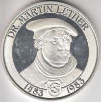 NDK 1983. &quot;Dr. Martin Luther 1483-1983 / Wartburg vára&quot; Ag emlékérem nemesfémjelzéssel (14.91g/1000) T:PP &lt;br/&gt;GDR 1983. &quot;Dr. Martin Luther 1483-1983 / Wartburg&quot; Ag commemorative medallion (14.91g/1000) C:PP