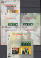 Soerabaija bélyegkiállítás, festmény blokkok, Soerabaija Stamp Exhibition, paintings blocks