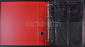 324 férőhelyes képeslap berakó: műanyag berakó lapok gyűrűs borítóban