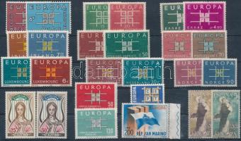 Europe CEPT 14 diff. countries 26 diff. stamps, Europa CEPT 14 klf ország 26 klf bélyeg