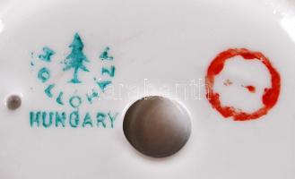 Hollóházi mókus, kézzel festett, jelzett, hibátlan, m:13 cm / Hollóháza chinaware squirrel