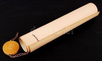 1925 Magyar Királyi Ferenc József Tudományegyetem által kiállított orvosi diploma szép állapotú függ...