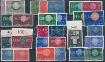 Europe CEPT 15 diff. countries 28 diff. stamps, Europa CEPT 15 klf ország 28 klf bélyeg