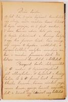 cca 1940 Süteményes, tortás házi receptgyűjtemény összesen kb 60-80 recepttel