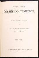 Remekírók képes könyvtára: Petőfi Sándor összes költeményei I.-II. magyar művészek rajzaival. Bp., 1...