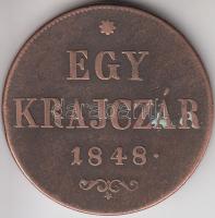 1848. 1Kr Cu T:2-