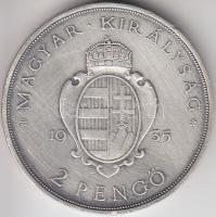 1935. 2P Ag &quot;Pázmány&quot; T:2,2- &lt;br/&gt;Adamo P7.1