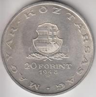 1948. 20Ft Ag "Táncsics" T:2
Adamo EM3