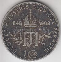 Ausztria 1908. 1K Ag "Jubileum" T:2-
Austria 1908. 1 Corona Ag "Jubilee" C:VF
Kr...