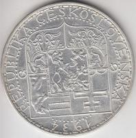 Csehszlovákia 1934. 20K Ag "Ipar, mezőgazdaság, üzlet" T:2,2-
Czechoslovakia 1934. 20 Koru...