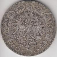 Ausztria 1900. 5K Ag T:3
Austria 1900. 5 Corona Ag C:F