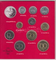1994. 10f-200Ft 11klf darabos forgalmi sor dísztokban, benne 200Ft Ag "Deák" T:PP