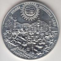 1986. 500Ft Ag "Budavár visszavétele 1686" T:BU