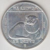 1985. 200Ft Ag "Természetvédelem-vidra" T:BU