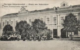 Szászváros, Hotel Transsylvania, B. Stelescu kiadása (EK)