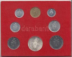 Vatikán 1977. 1L-500L 8klf értékű forgalmi sor tokban T:1
Vatican 1977. 1 Lira - 500 Lire collector ...