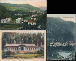 7 db háború előtti magyar városképes lap / 7 pre-1945 Hungarian town-view postcards
