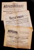 1959-1961 Népszava, Népszabadság, Magyar Nemzet - űrhajózás: szovjet holdrakéta, bolygóközi állomás, óriás űrhajó