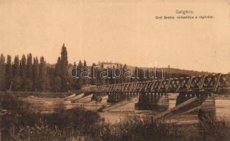 Galgóc Erdődy kastély, Vág híd / castle, bridge (gluemark)