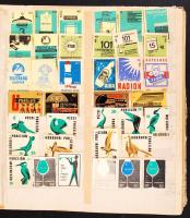 cca 600 db magyar gyufacímke