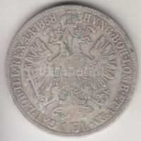 Ausztria 1858A 1Fl Ag &quot;Ferenc József&quot; T:3 &lt;br/&gt;Austria 1858A 1 Florin Ag &quot;Franz Joseph&quot; C:F