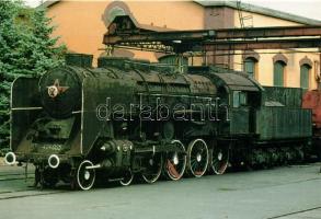 10 db modern, használatlan vonat motívumlap / 10 modern, unused locomotive motive cards