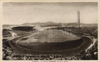 Firenze, Lo Stadio Comunale Giovanni Berta / Stadium (panorama on backside) (EB)