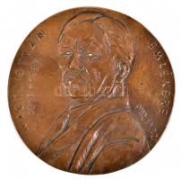 Osváth Mária (1921-1998): Nagy István. Bronz plakett, d:10,5 cm