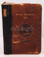 1903 Kincses Kalendáriom. A gyakorlati élet általános útmutatója. Kissé megviselt egészbőrbe kötve