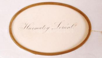 cca 1900 Igényes, komplett, kihajtható levelező mappa csont levélbontó késsel / Exclusiv letter writ...