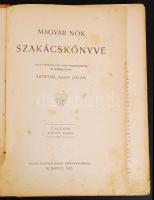 Szopori Nagy Jolán: Magyar nők szakácskönyve. Bp., 1910, Kertész József Könyvnyomdája. Félvászon kötés, gerince levált, néhány lap szakadt.