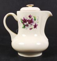 Hollóházi mokkás készlet, matricás, jelzett, hibátlan