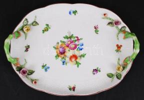 Herendi süteményes készlet, kézzel festett, jelzett, hibátlan