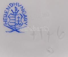 Herendi petrezselyem mintás füles váza, kézzel festett, jelzett, hibátlan, m:33 cm