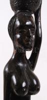 Afrikai nemesfa törzsi akt szobor / African tribal nude 50 cm