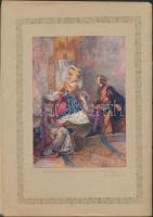 1914 A Shakespeare Calendar for 1914, Shakespeare idézetekkel ellátott és színes képekkel illusztrál...