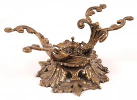 Antik asztali szett, fém, összesen: 3 db