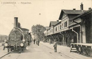 Ujdombovár Bahnhof