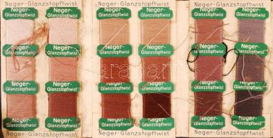 "Rette den Strumpf" mit Neger-Glanzstopftwist (Mentsd meg a harisnyát), harisnyavarró cérn...