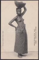 Senegalese folklore, young woman from Gorée, ethnic nude