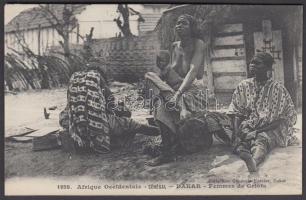 Griot women from Dakar, Senegalese folklore, ethnic nude