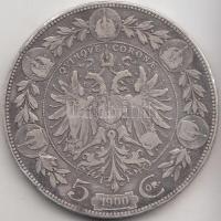 Ausztria 1900. 5K Ag T:2-,3 &lt;br/&gt;Austria 1900. 5 Corona Ag C:VF,F