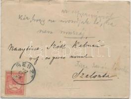 1907 Tisza István miniszterelnök saját kézzel írt és aláírt levele református egyházi ügyben, melybe...