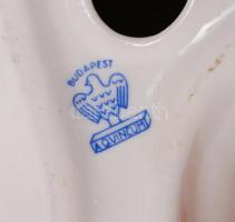 Aquincum fürdőző akt, kézzel festett, jelzett, hibátlan, m:21 cm / Girl having a bath, hand painted ...