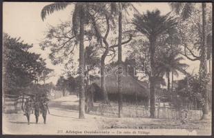 Senegalese village, folklore, ethnic nude