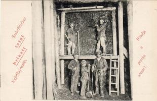 Tatabánya Bergbau Werbung