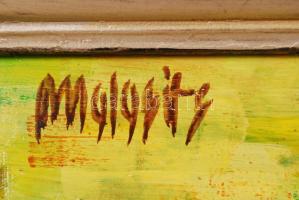 Malasists Zsolt (1961-):Mint hal a vízben II. Olaj, farost, jelzett, keretben, 30×40 cm